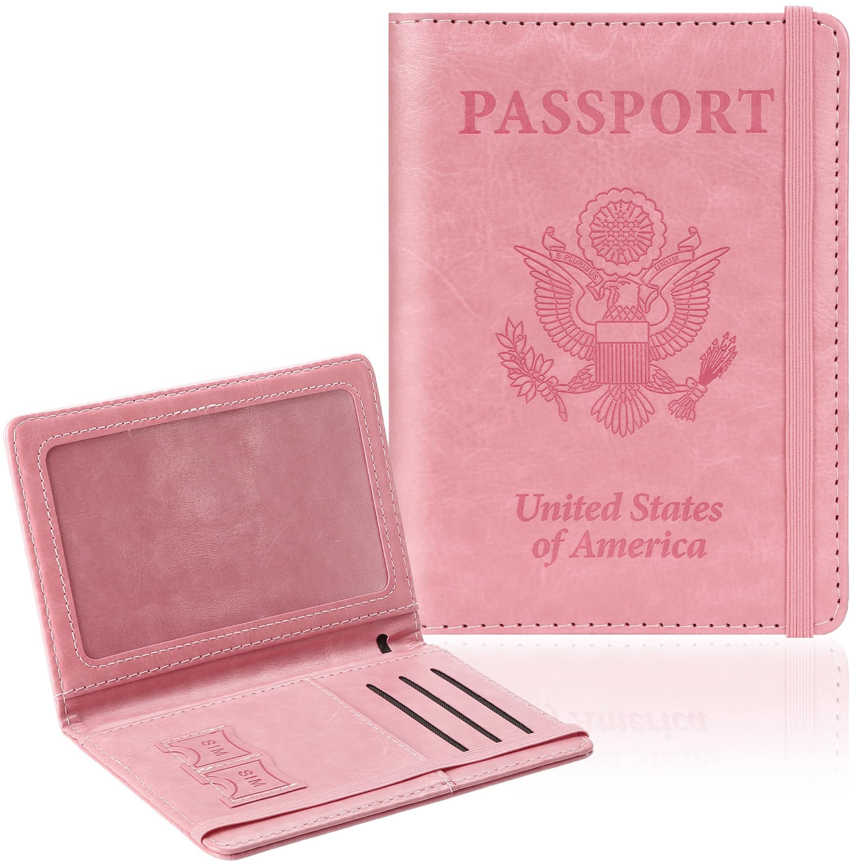 Passport Wallet Rfid - Tempat Paspor untuk Perjalanan, Sarung Paspor