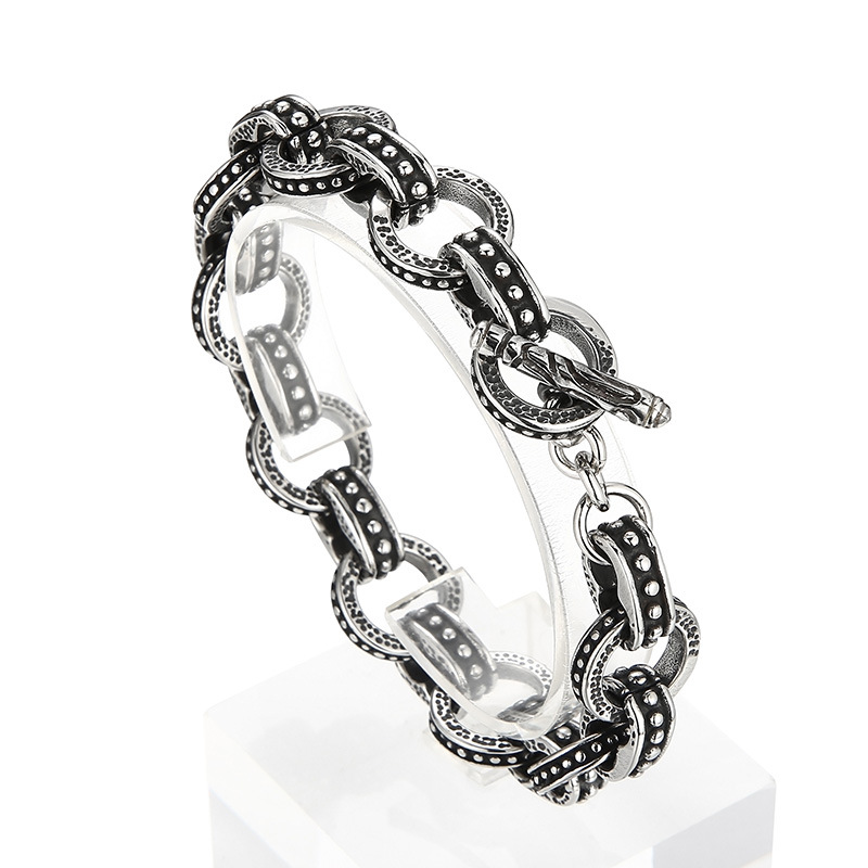 Men'S Accessories Hand Bands - Gelang rantai pengendara sepeda Retro Punk