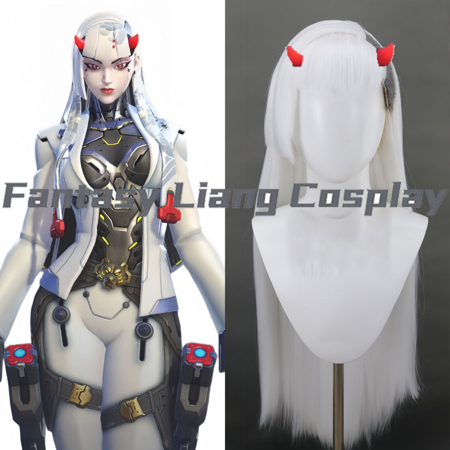 Men'S Accessories Japan - Wig Cosplay Game Shion untuk Pria