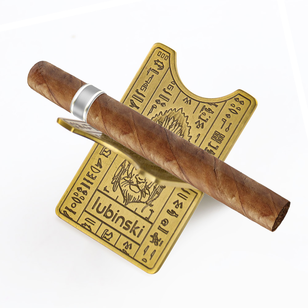 Cigar Cutter Set - LUBINSKI Pemegang Cerutu Karet Portabel Logam