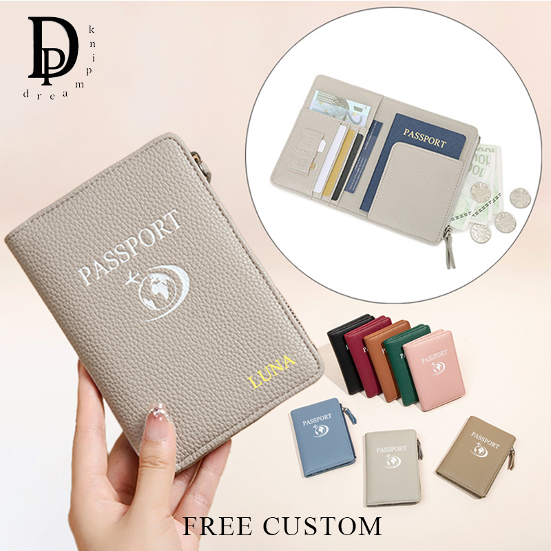 Passport Wallet Rfid - Dompet Paspor Wanita RFID Kulit PU