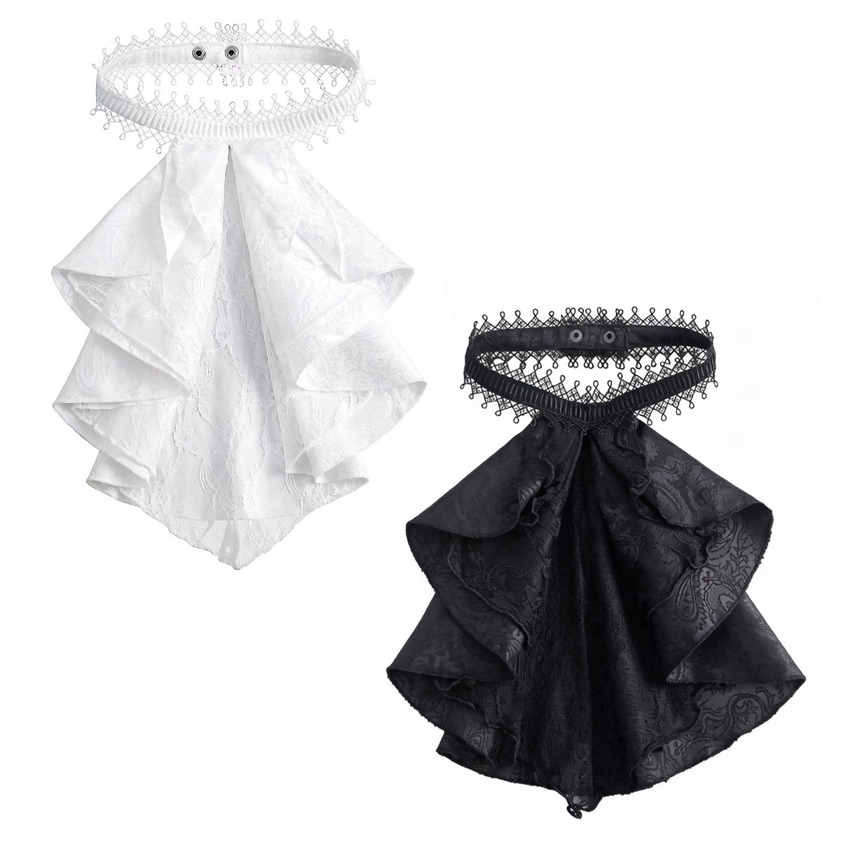 Medieval Men'S Accessories - Jabot Victorian untuk Wanita Pria, Kerah