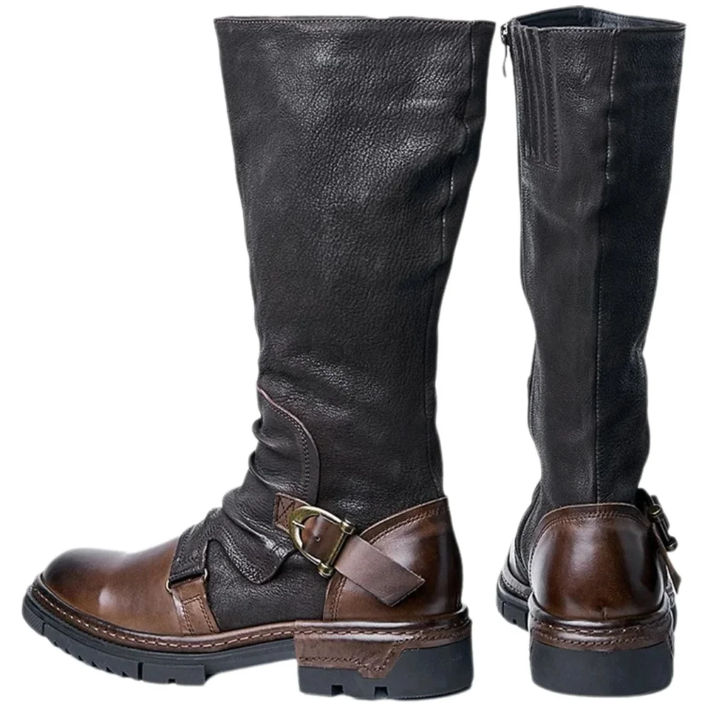 Medieval Men'S Accessories - Sepatu Kulit PU Retro Abad Pertengahan