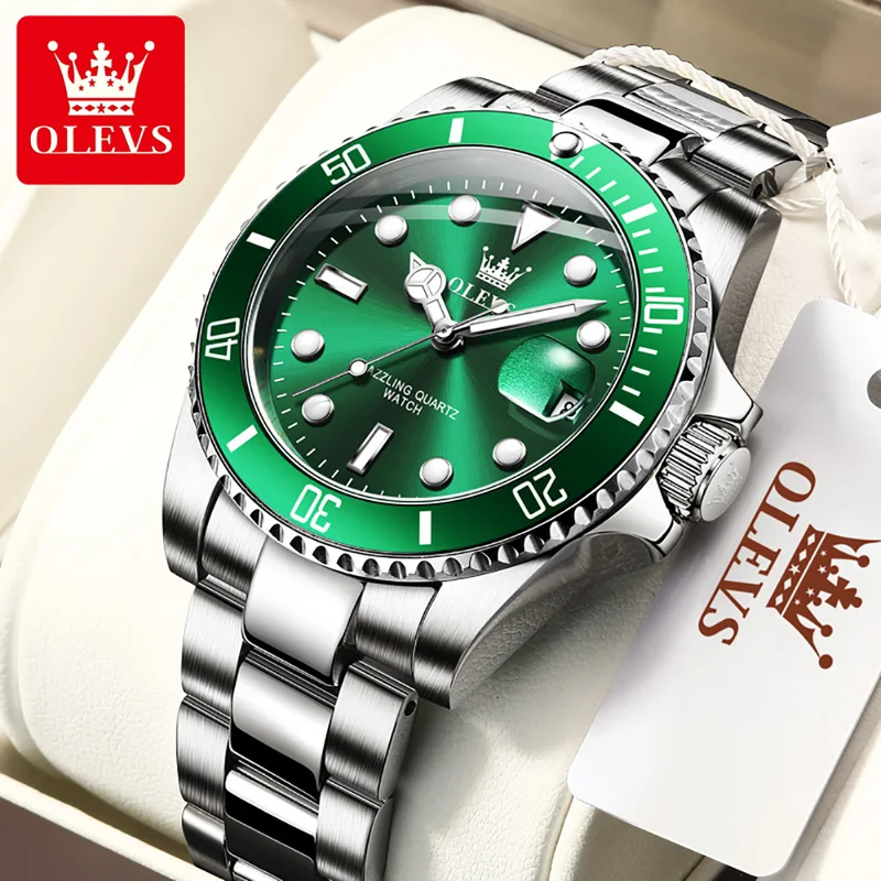 Men'S Accessories Luxury Brands - OLEVS Jam Tangan Kuarsa Asli untuk