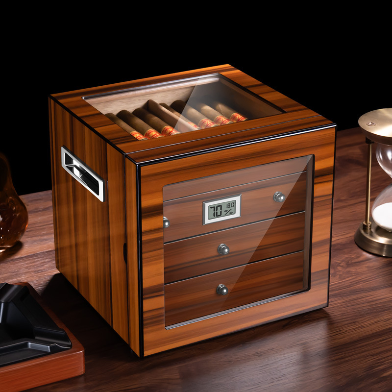 Cigar Cutter Set - Kotak pelembap kabinet cerutu canggih, kotak
