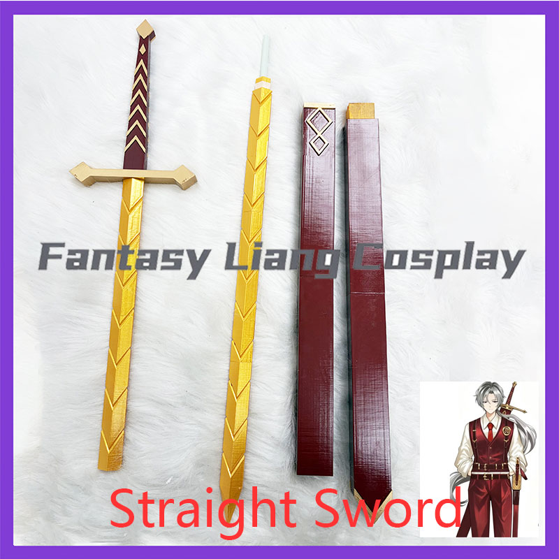 Men'S Accessories Japan - Pedang Lurus Properti Cosplay Game Limbus
