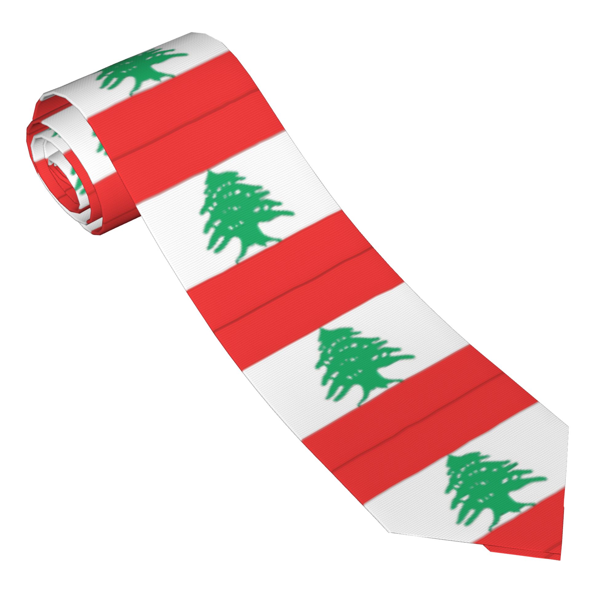 Dasi Bendera Lebanon Dasi Pern - Men Accessories Lebanon ulasan dan harga