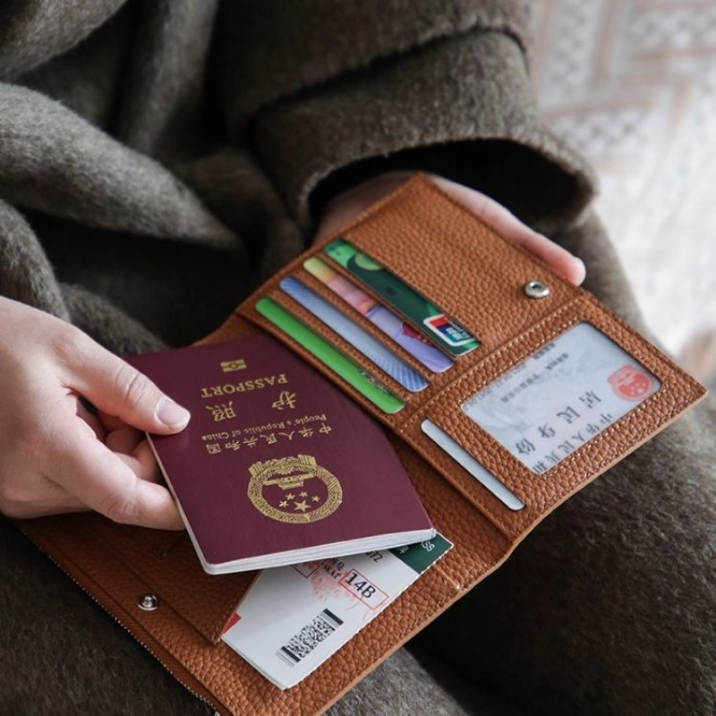 Dompet Paspor Kulit Anti Air,  - Passport Wallet Rfid ulasan dan harga