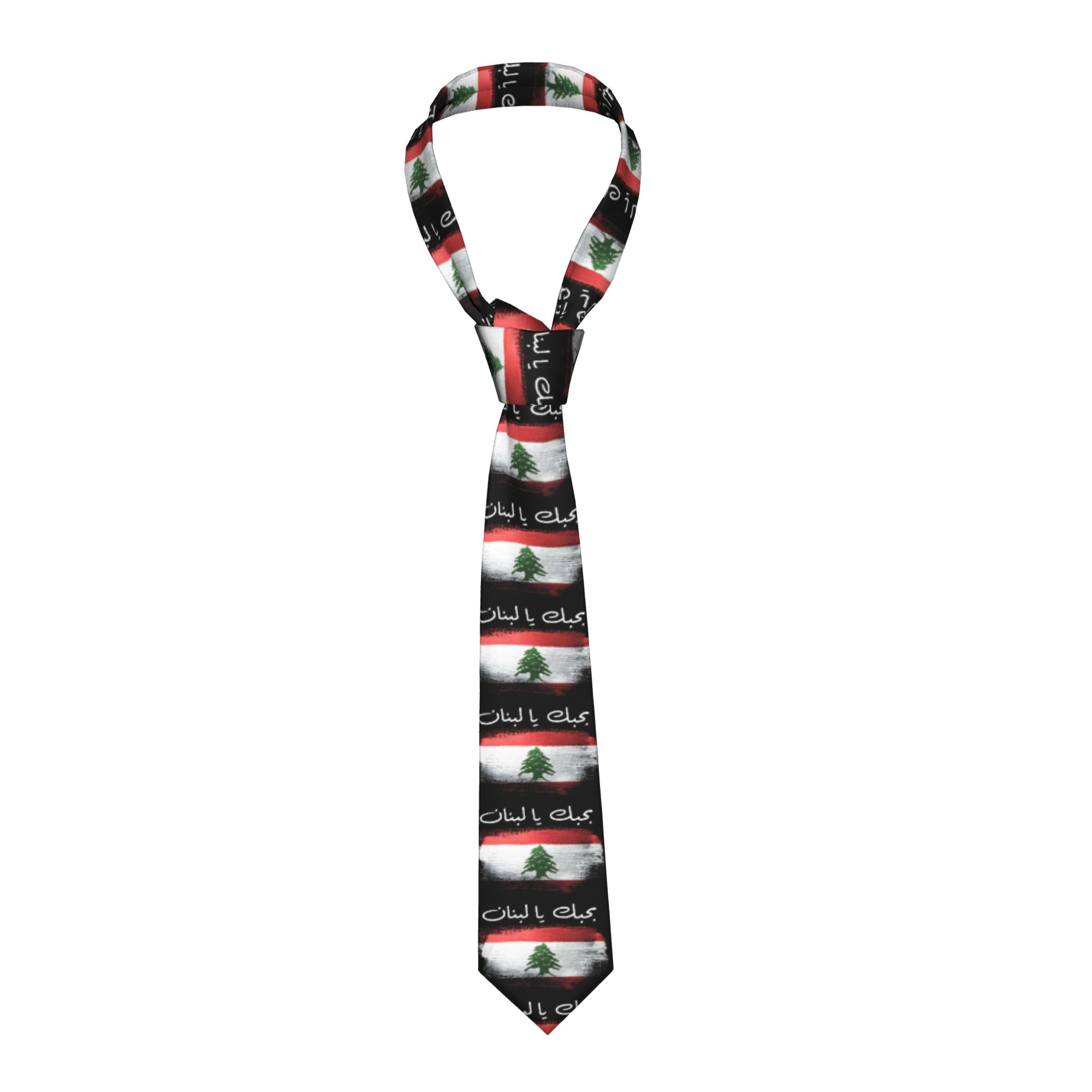 Dasi Bendera Lebanon Dasi Lehe - Men Accessories Lebanon ulasan dan harga
