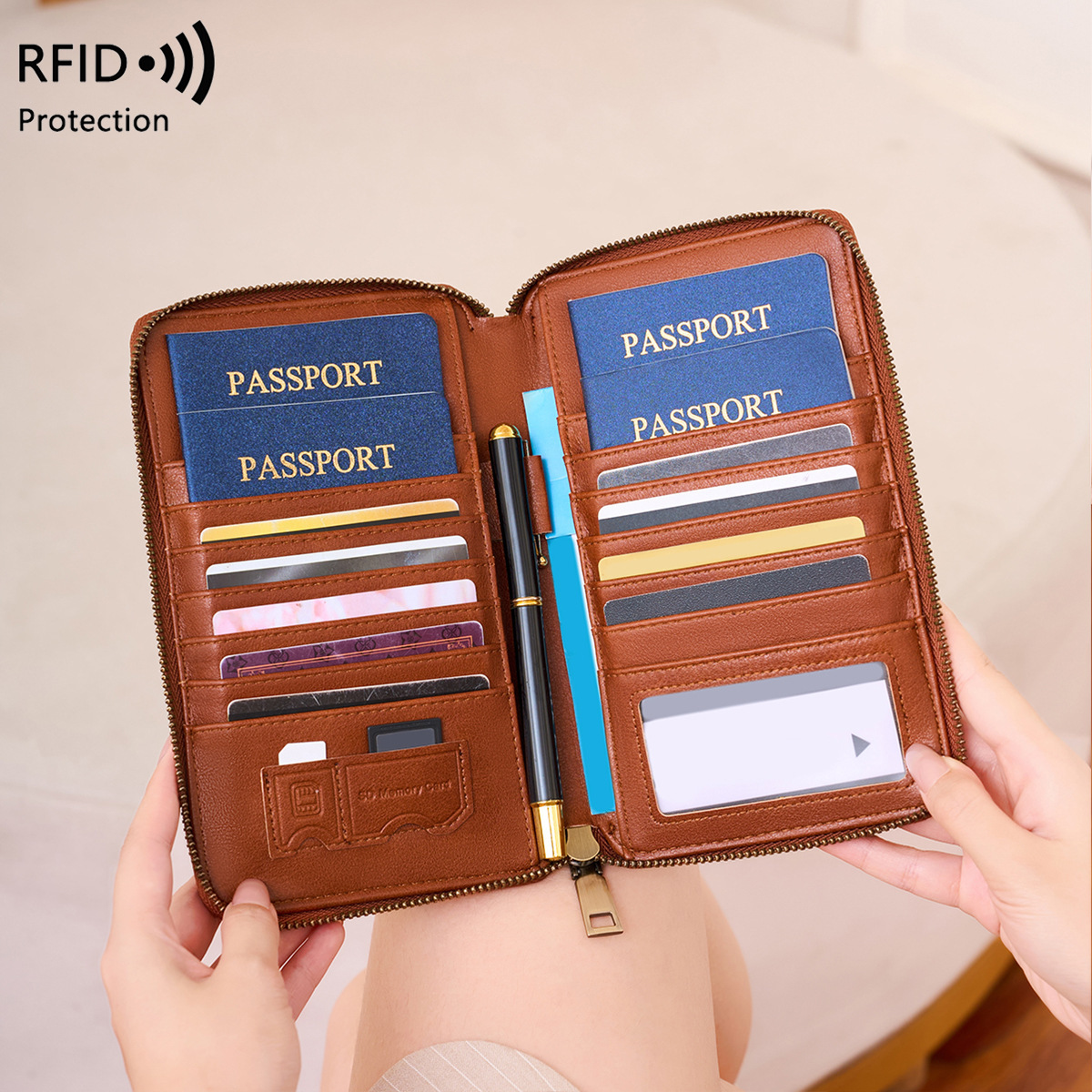 Dompet Paspor Anti RFID Desain - Passport Wallet Rfid ulasan dan harga