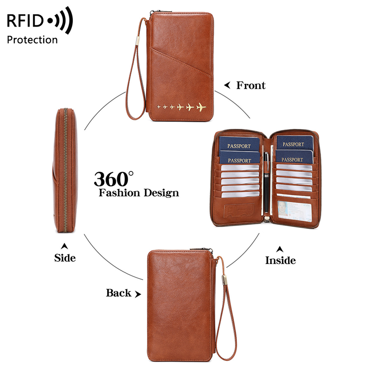 Dompet Paspor Anti RFID Desain - Passport Wallet Rfid ulasan dan harga