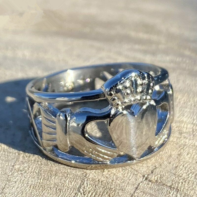 Cincin Perak Huitan Hollow Hea - Men'S Accessories Hand Bands ulasan dan harga