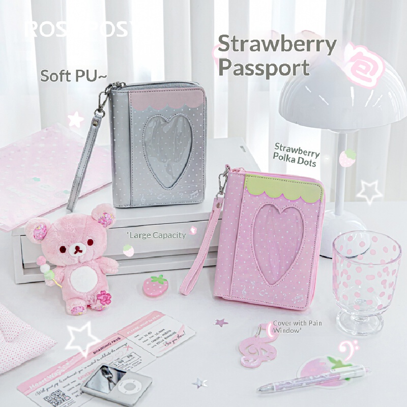 Dompet Paspor RosyPosy Motif P - Passport Wallet Rfid ulasan dan harga
