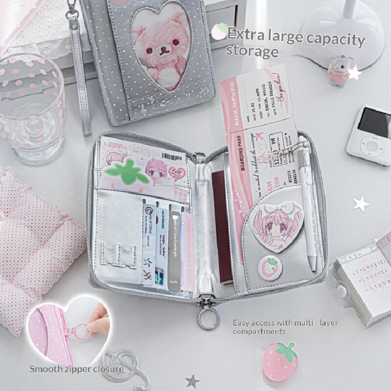 Dompet Paspor RosyPosy Motif P - Passport Wallet Rfid ulasan dan harga