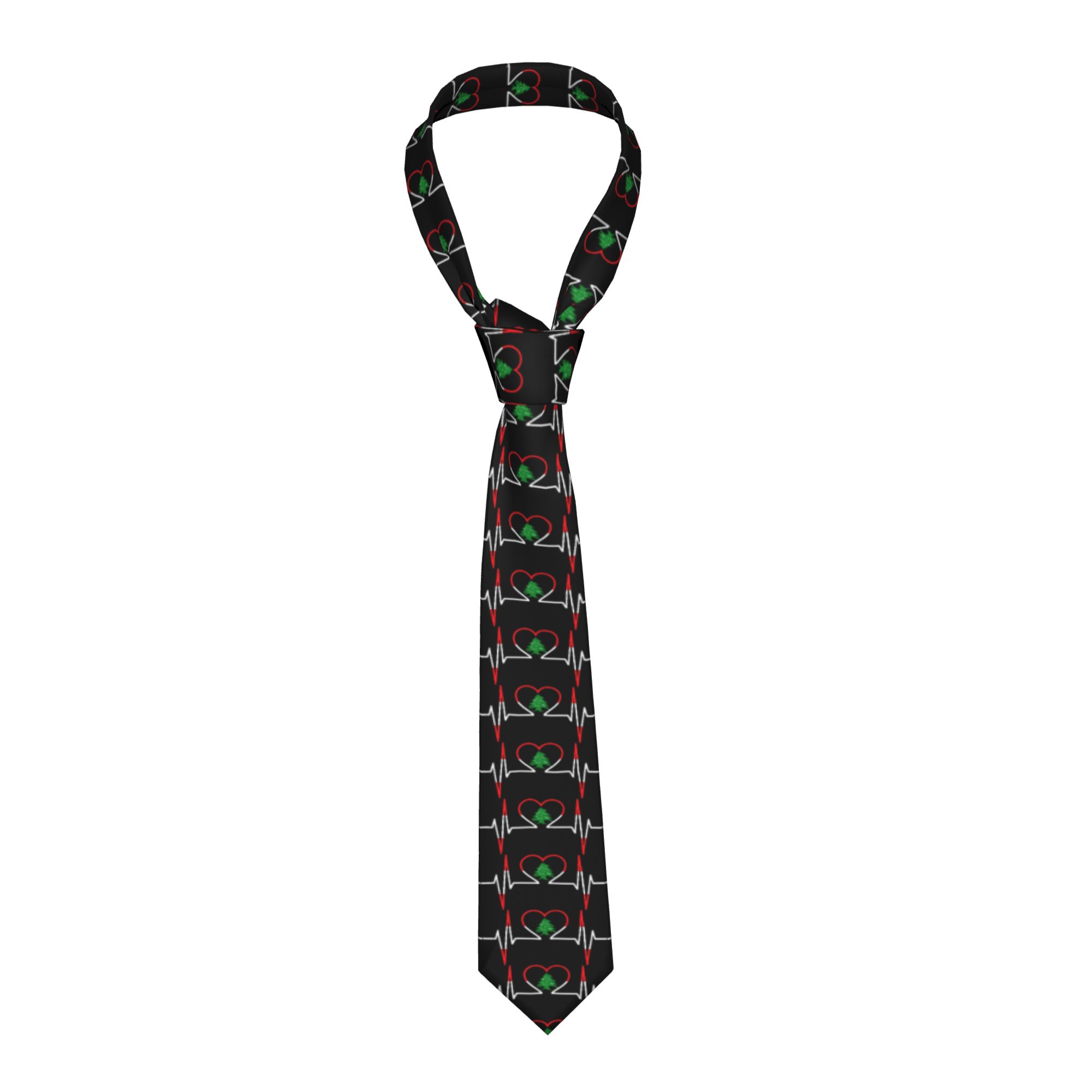 Dasi Leher Motif Detak Jantung - Men Accessories Lebanon ulasan dan harga