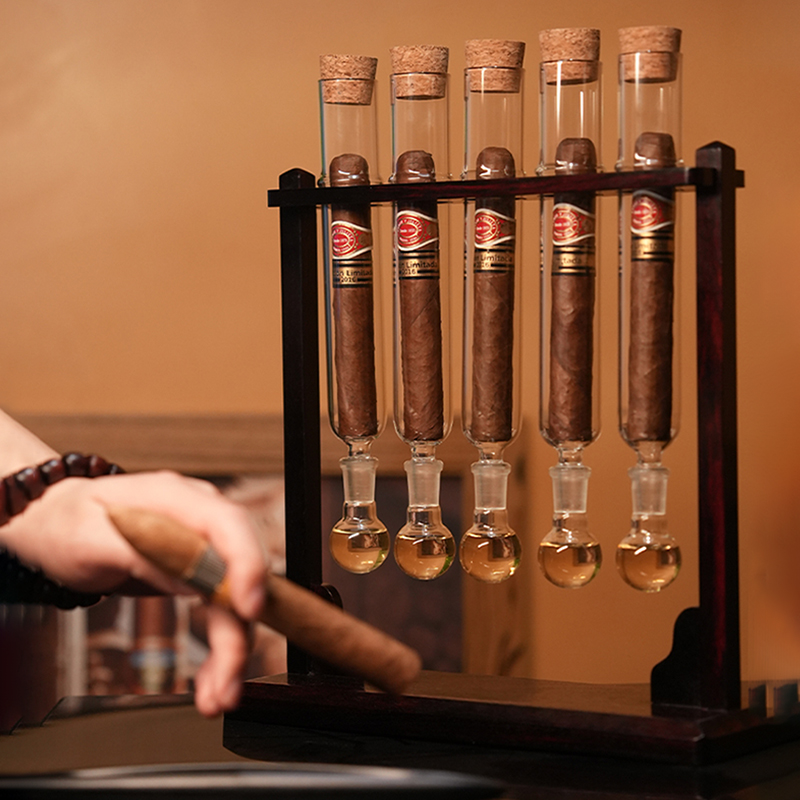 Set Tabung Cerutu Kaca Humidor - Cigar Cutter Set ulasan dan harga