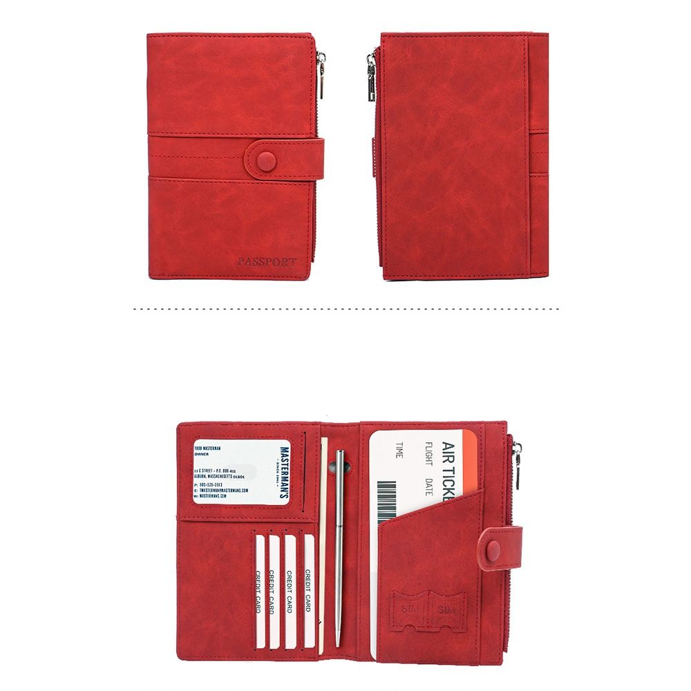 Tas Paspor PU Anti Maling RFID - Passport Wallet Rfid ulasan dan harga