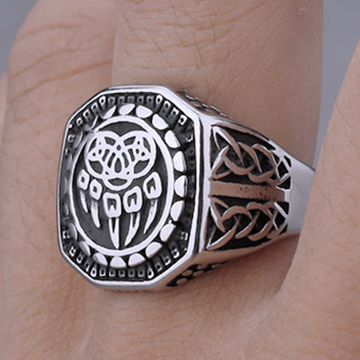 Cincin Baja Titanium Cakar Ser - Men'S Accessories Hand Bands ulasan dan harga