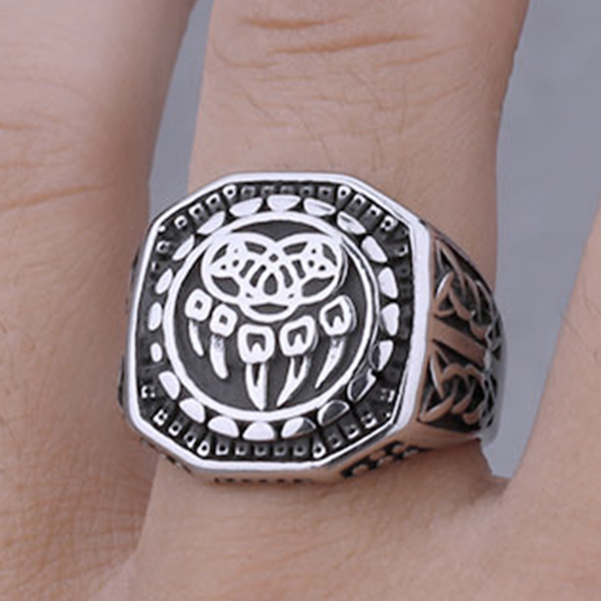 Cincin Baja Titanium Cakar Ser - Men'S Accessories Hand Bands ulasan dan harga