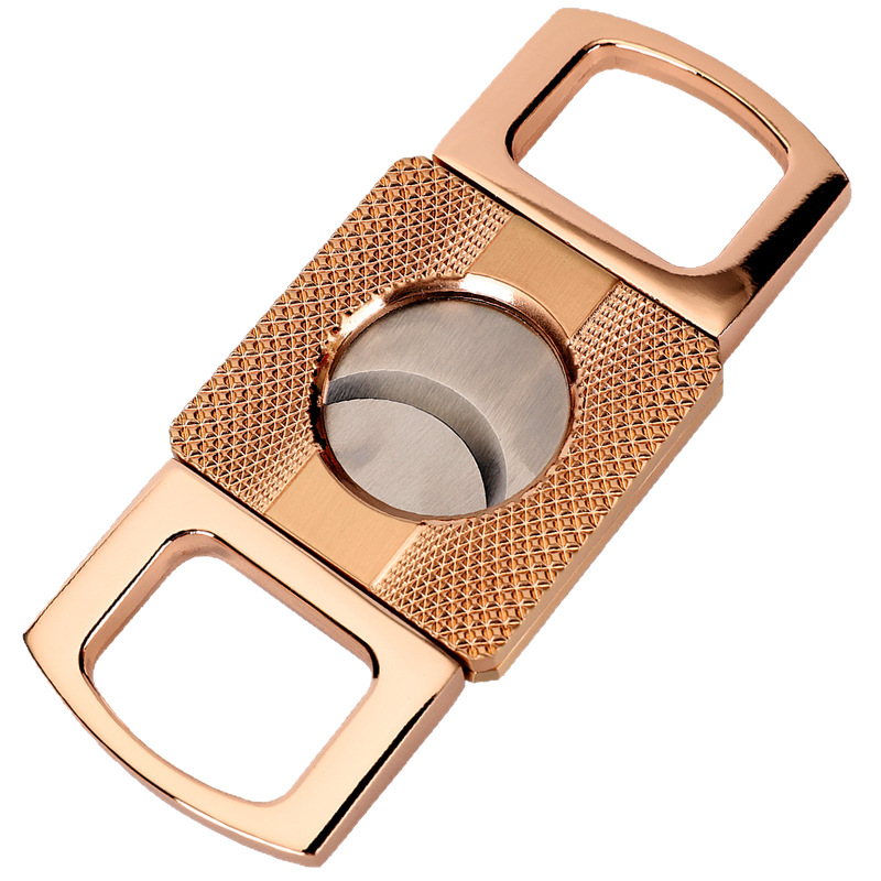 Pisau Pemotong Emas Dua Bilah  - Cigar Cutter Set ulasan dan harga