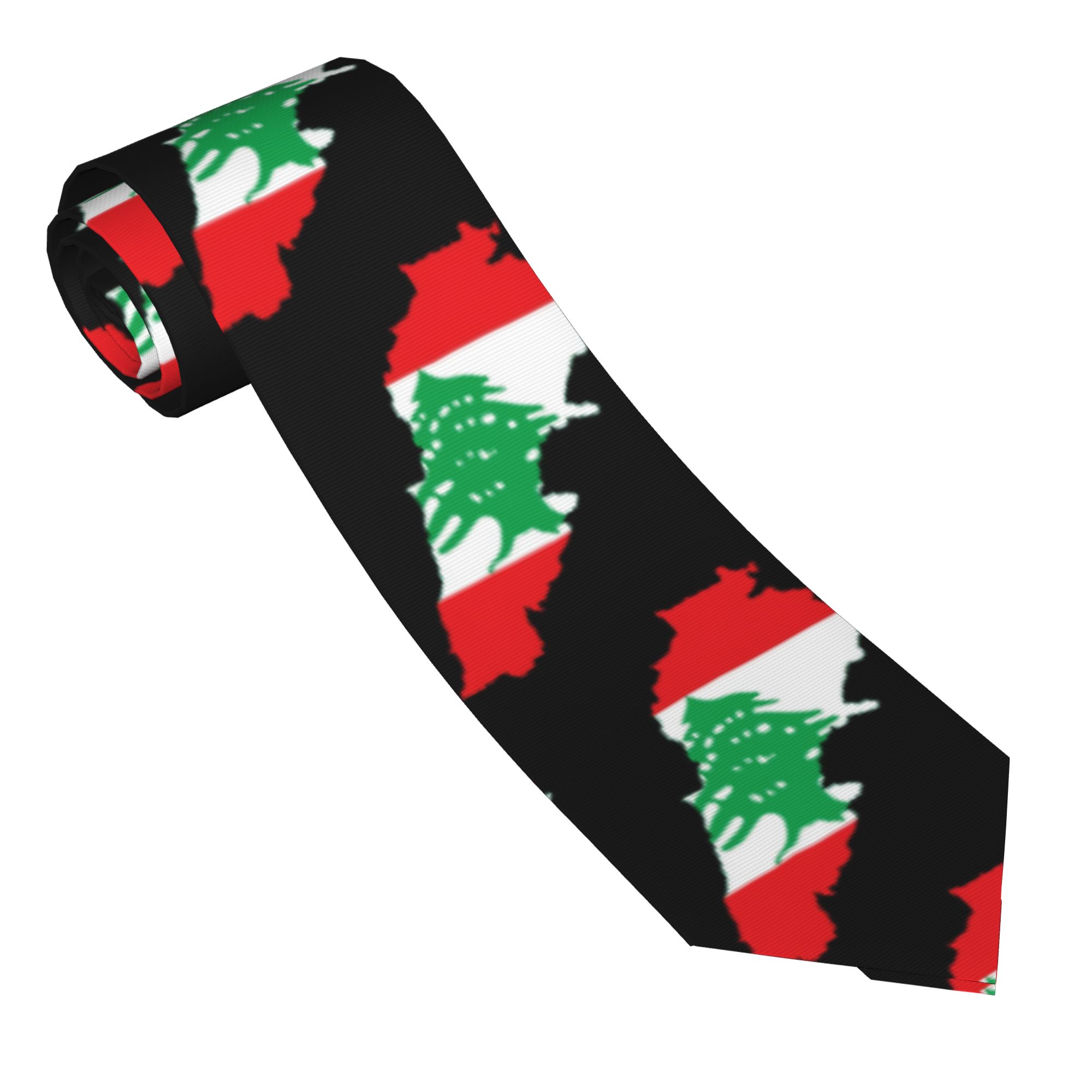 Dasi Peta Bendera Lebanon Dasi - Men Accessories Lebanon ulasan dan harga
