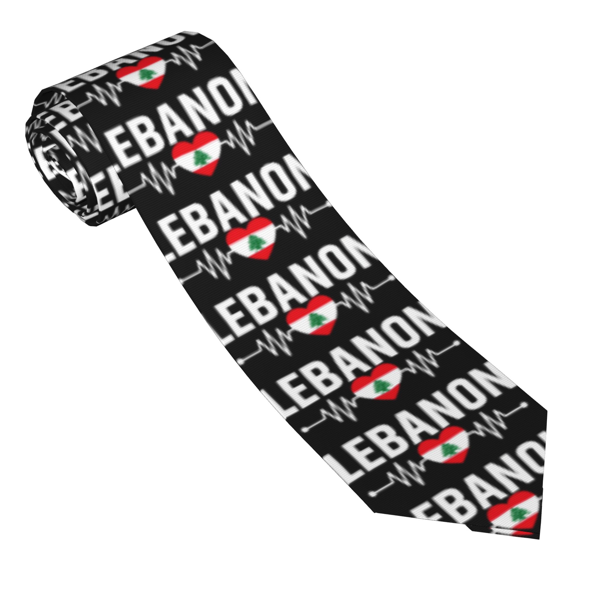 Dasi Bendera Lebanon Motif Det - Men Accessories Lebanon ulasan dan harga