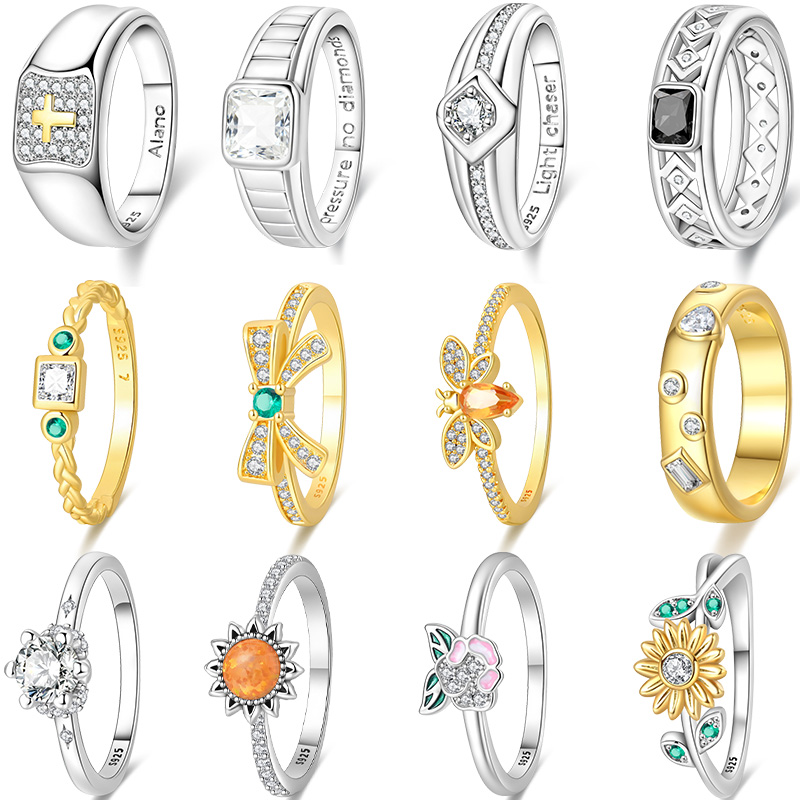 Cincin Zirkon Minimalis Perak  - Men'S Minimalist Accessories ulasan dan harga