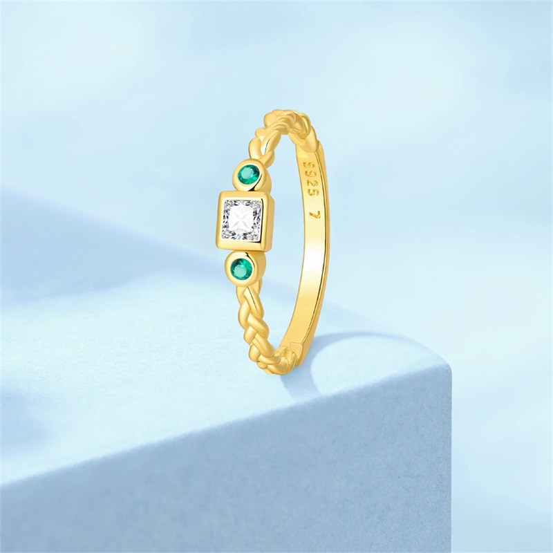 Cincin Zirkon Minimalis Perak  - Men'S Minimalist Accessories ulasan dan harga