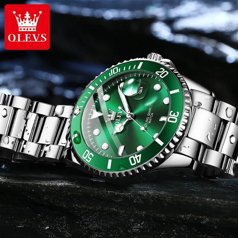 OLEVS Jam Tangan Kuarsa Asli u - Men'S Accessories Luxury Brands ulasan dan harga