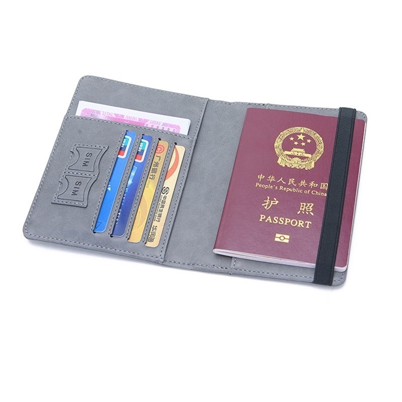 Penutup paspor kulit gelang el - Passport Wallet Rfid ulasan dan harga