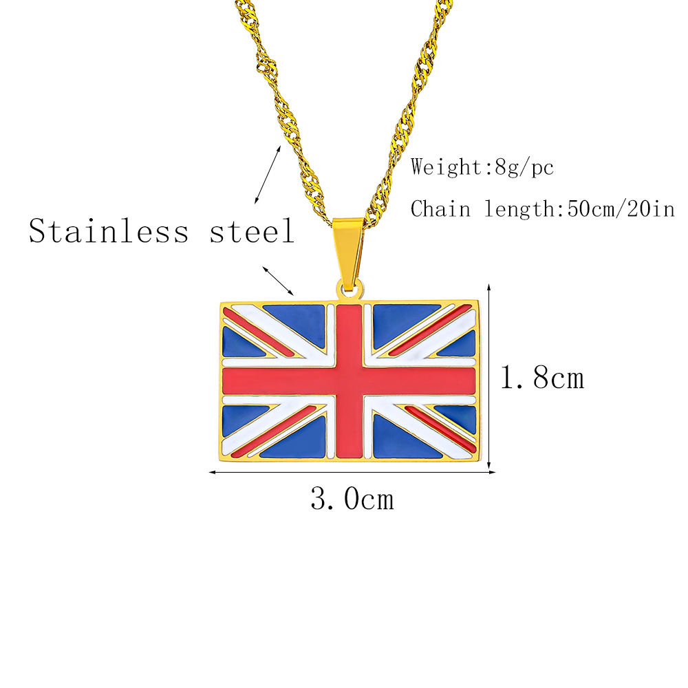 Kalung Liontin Bendera Inggris - Men'S Accessories Uk ulasan dan harga