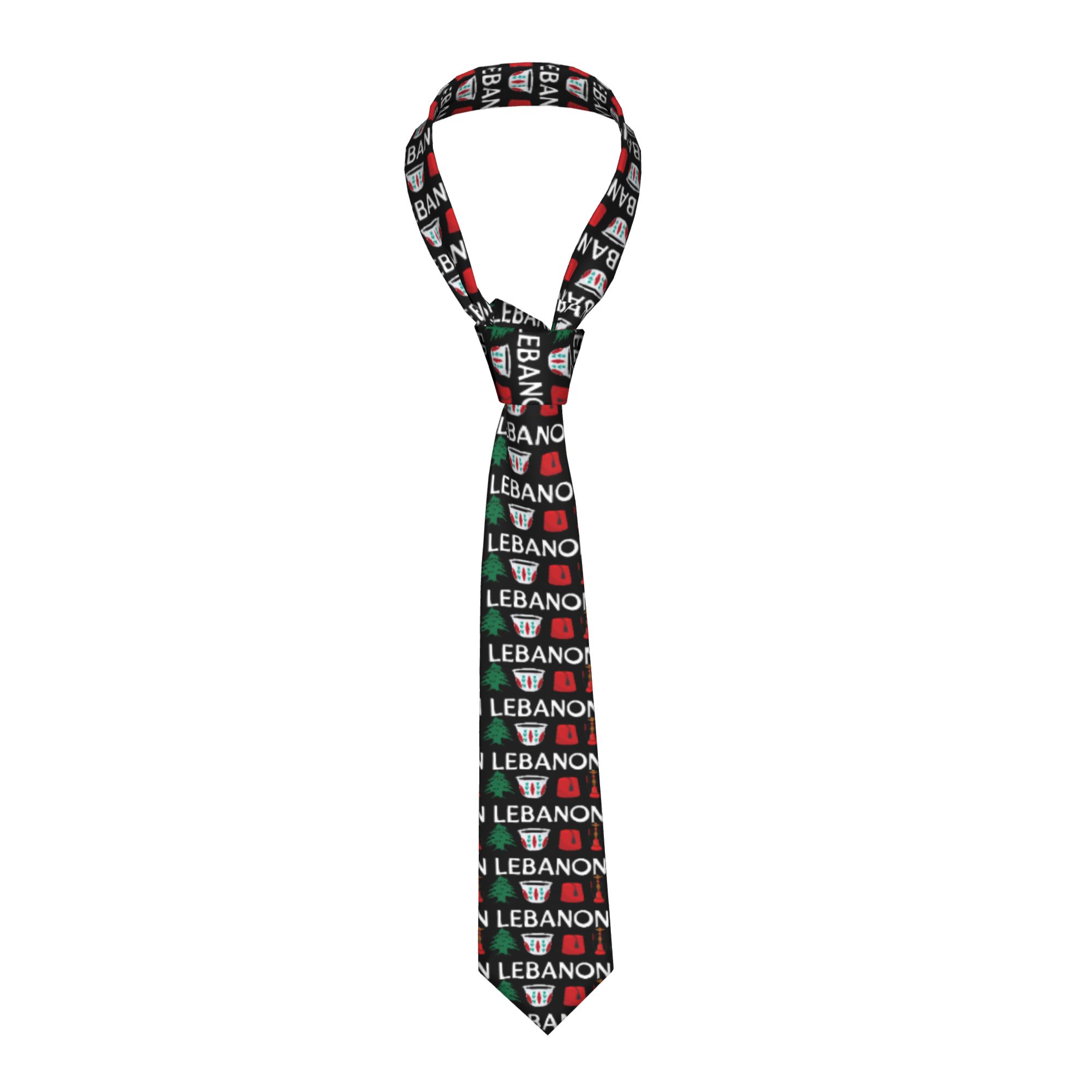 Dasi Pria Bendera Lebanon Dasi - Men Accessories Lebanon ulasan dan harga