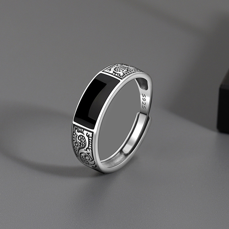 Cincin perak Sterling 925 untu - Men'S Minimalist Accessories ulasan dan harga