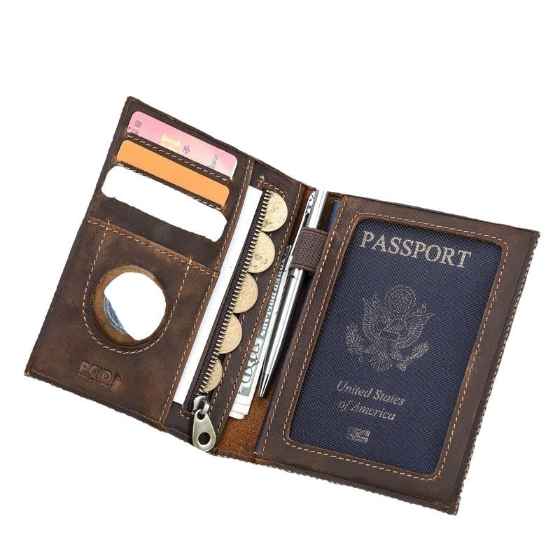 Dompet kulit asli, dompet kuli - Passport Wallet Rfid ulasan dan harga