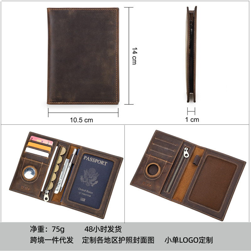 Dompet kulit asli, dompet kuli - Passport Wallet Rfid ulasan dan harga