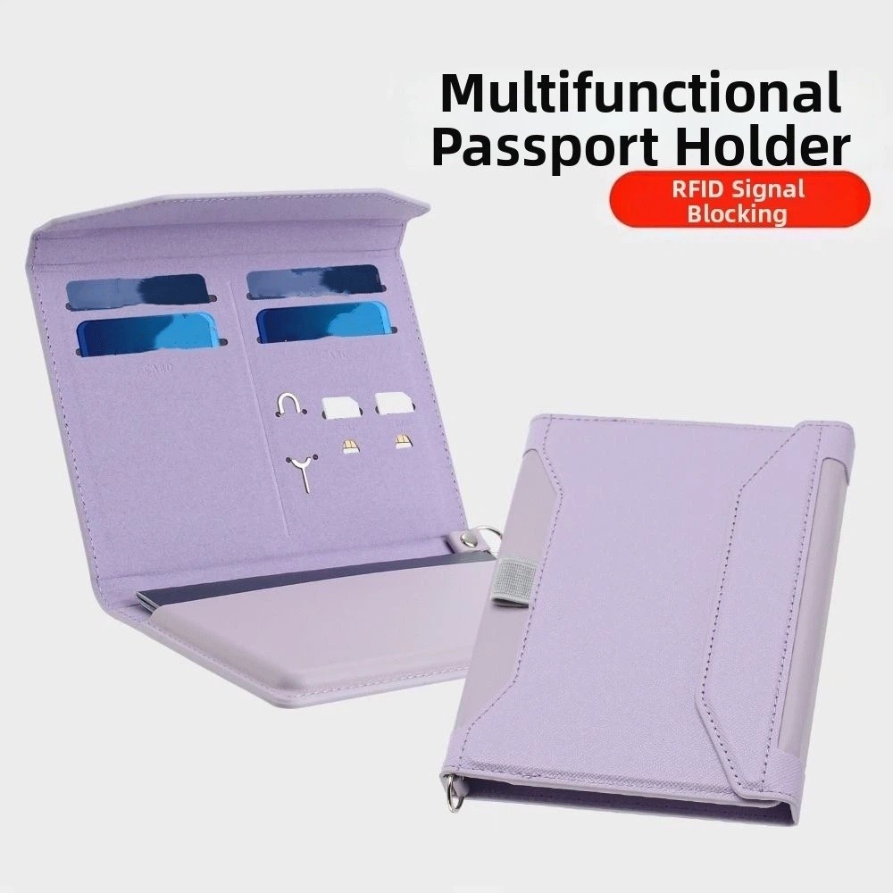Dompet Paspor Lipat Portabel,  - Passport Wallet Rfid ulasan dan harga