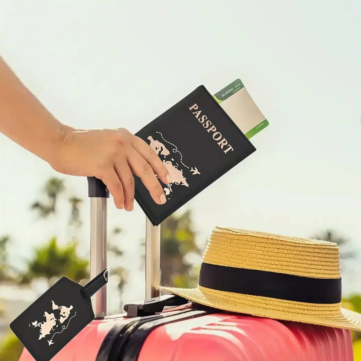 Tempat Sampul Paspor Bisnis An - Passport Wallet Rfid ulasan dan harga